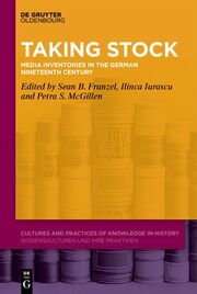 Taking Stock Sean B Franzel/Ilinca Iurascu/Petra S McGillen 9783111059853