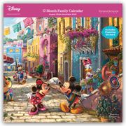Thomas Kinkade: The Disney Dreams Collection - Sammlung der Disney-Träume - 17-Monate Familienplaner 2025  9781524889074