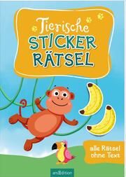 Tierische Sticker-Rätsel Kristine Ortmeier 9783845856131