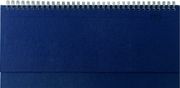 Tisch-Querkalender Balacron blau 2025 - Büro-Planer 29,7x13,5 cm - mit Registerschnitt - Tisch-Kalender - verlängerte Rückwand - 1 Woche 2 Seiten  4006928026067