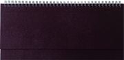 Tisch-Querkalender Balacron rot 2025 - Büro-Planer 29,7x13,5 cm - mit Registerschnitt - Tisch-Kalender - verlängerte Rückwand - 1 Woche 2 Seiten  4006928026050