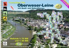 TourenAtlas TA4 Oberweser-Leine Jübermann, Erhard 9783929540789