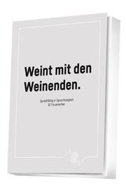 Trauerkarten-Box 'Weint mit den Weinenden' Jung, Eva 4250454729484