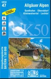 UK50-47 Allgäuer Alpen Landesamt für Digitalisierung Breitband und Vermessung Bayern 9783899336436