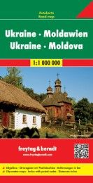 Ukraine - Moldawien, Straßenkarte 1:1 Mio. freytag & berndt 9783707907513