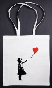 Umhängetasche Banksy Girl with Balloon  4250940200121