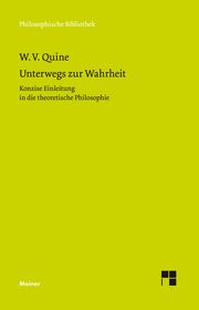 Unterwegs zur Wahrheit Van Orman Quine, Willard 9783787337088