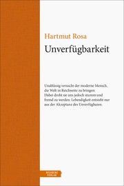 Unverfügbarkeit Rosa, Hartmut 9783701735495