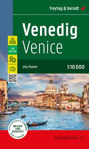 Venedig, Stadtplan 1:10.000, freytag & berndt freytag & berndt 9783707922356