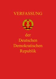 Verfassung der DDR.  9783939703174