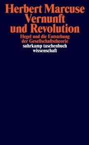 Vernunft und Revolution Marcuse, Herbert 9783518299258