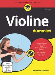 Violine für Dummies Rapoport, Katharine 9783527716616