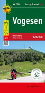 Vogesen, Motorradkarte 1:200.000, freytag & berndt freytag & berndt 9783707919844