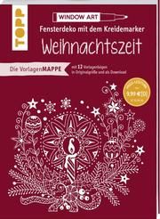 Vorlagenmappe Fensterdeko mit dem Kreidemarker - Weihnachtszeit Schwab, Ursula 9783772471742