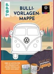 VW Vorlagenmappe 'Bulli'. Die offizielle kreative Vorlagensammlung mit dem kultigen VW-Bus Dornemann, Miriam 9783735850409