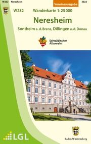 W232 Neresheim - Sontheim a.d.Brenz, Dillingen a.d.Donau Schwäbischer Albverein e V 9783947486076