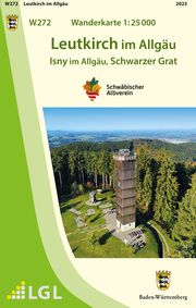 W272 Wanderkarte 1:25 000 Leutkirch im Allgäu LGL 9783863984984