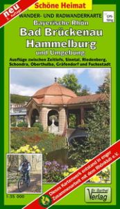 Wander- und Radwanderkarte Bayerische Rhön, Bad Brückenau, Hammelburg und Umgebung  9783895911644