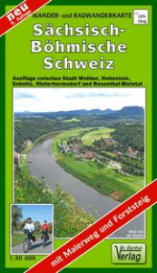 Wander- und Radwanderkarte Sächsisch-Böhmische Schweiz  9783895910234