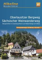 Wanderführer Oberlausitzer Bergweg, Sächsischer Weinwanderweg  9783711102195