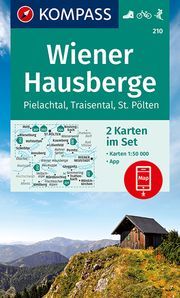 Wanderkarte 210 Wiener Hausberge, Pielachtal, Traisental, St. Pölten  9783990447307