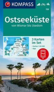 Wanderkarte 739 Ostseeküste von Wismar bis Usedom  9783990449257