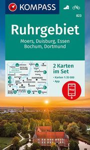 Wanderkarte 823 Ruhrgebiet KOMPASS-Karten GmbH 9783991212386