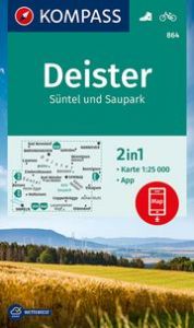 Wanderkarte 864 Deister, Süntel und Saupark KOMPASS-Karten GmbH 9783991211457
