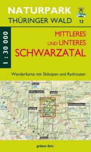 Wanderkarte Mittleres und unteres Schwarzatal  9783866363120