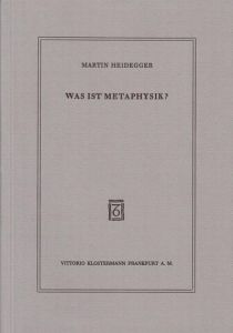 Was ist Metaphysik? Heidegger, Martin 9783465035176