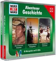 WAS IST WAS 3-CD Hörspielbox. Abenteuer Geschichte Tessloff Verlag Ragnar Tessloff GmbH & Co KG 9783788670375