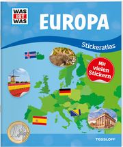 WAS IST WAS Stickeratlas Europa Hebler, Lisa/Braun, Christina 9783788676346