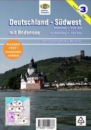 Wassersport-Wanderkarte - Deutschland Südwest Jübermann, Erhard 9783929540338