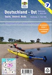 Wassersport-Wanderkarte/Deutschland Ost für Kanu- und Rudersport Jübermann, Erhard 9783929540369