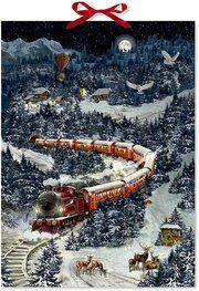 Weihnachtsexpress in Winterlandschaft Behr, Barbara 4050003952741