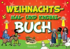 Weihnachts-Mal- und Knobel-Buch Janina Aumann 9783868274806