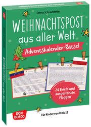 Weihnachtspost aus aller Welt - Adventskalender-Rätsel für Kinder von 8 bis 12 Schraufstetter, Emma 4260694922446