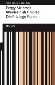 Weißsein als Privileg. Die Privilege Papers McIntosh, Peggy 9783150143582