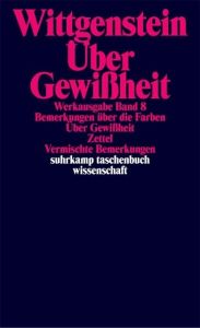 Werkausgabe 8 Wittgenstein, Ludwig 9783518281086