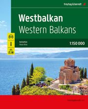 Westbalkan, Straßenatlas 1:150.000, freytag & berndt freytag & berndt 9783707922899