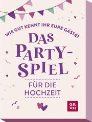 Wie gut kennt ihr eure Gäste? Das Partyspiel für die Hochzeit  4036442011379