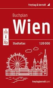 Wien, Buchplan, Städteatlas 1:20.000, freytag & berndt  9783707923698