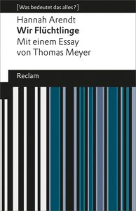 Wir Flüchtlinge Arendt, Hannah 9783150193983