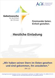 'Wir haben seinen Stern im Osten gesehen und sind gekommen, ihn anzubeten.' (Mt 2,2) Arbeitsgemeinschaft Christlicher Kirchen in Deutschland (ACK) 9783766628848