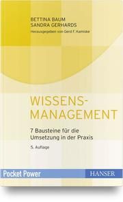 Wissensmanagement Gerhards, Sandra/Baum, Bettina 9783446461437