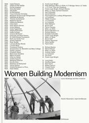 Women Building Modernism Bußmann, Kerstin/de Becque, Ingrid 9783035625813