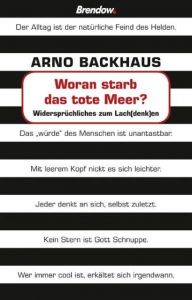 Woran starb das Tote Meer? Backhaus, Arno 9783865063472