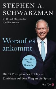 Worauf es ankommt Schwarzman, Stephen 9783424202359