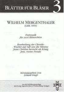 Wilhelm Mergenthaler (Geb. 1919)