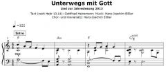 Einzelstimme - Unterwegs mit Gott - Klavier (PDF)